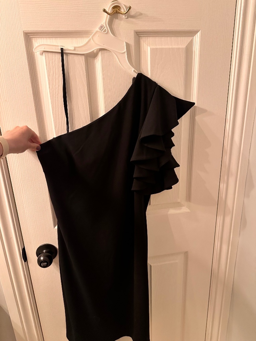 Calvin Klein Off-Shoulder Black Dress 🖤 size 14